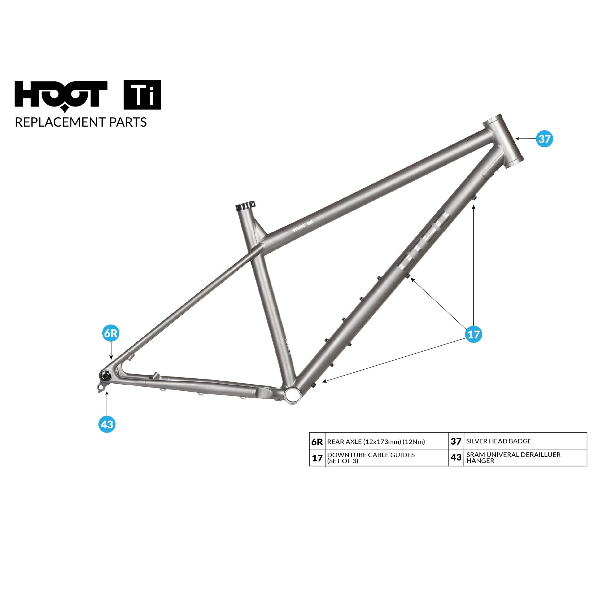 Hoot Ti Replacement Parts