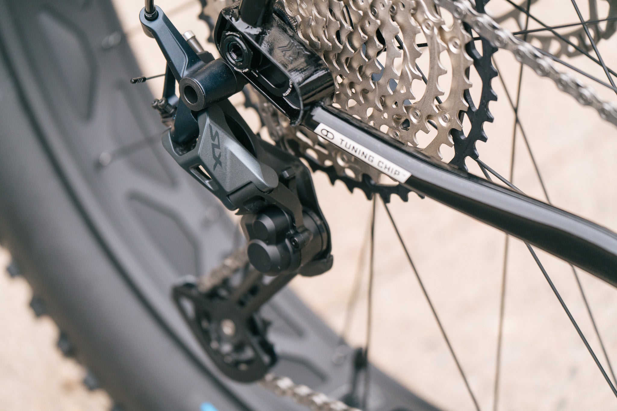 Arctodus - Black/Silver - Medium - Paint Blem/Demo w/ 1x12 SLX, carbon cranks, Fox dropper, studded tires