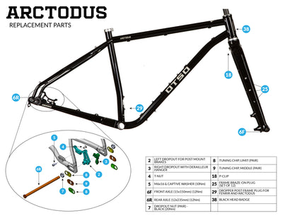 Arctodus Replacement Parts