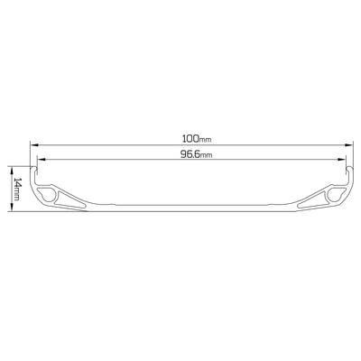 Lithic Cryolite 26" Aluminum Fat Rim 100mm