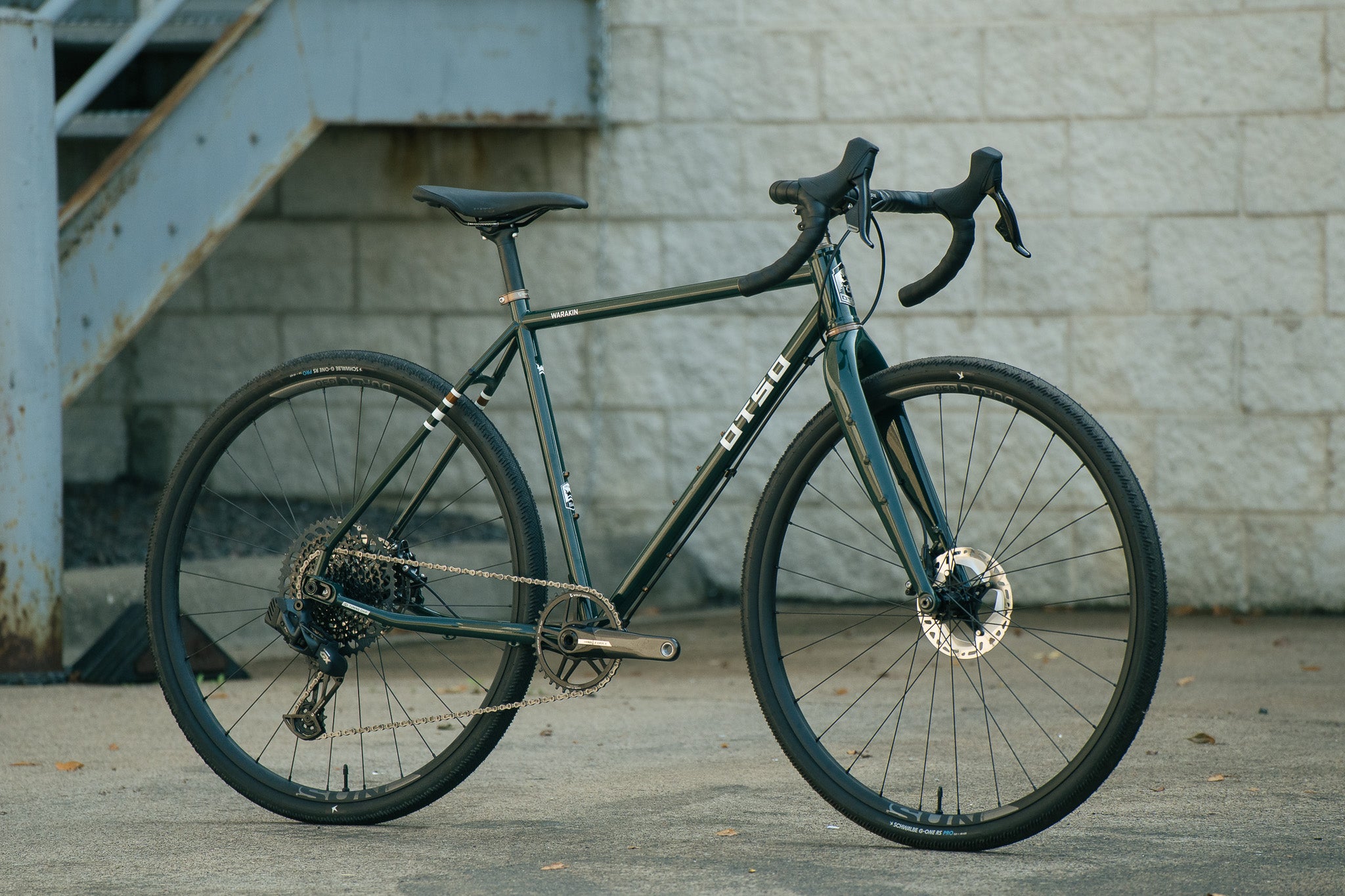Warakin Racing Green - 54cm - 1x12 Rival AXS Mullet - Review Bike