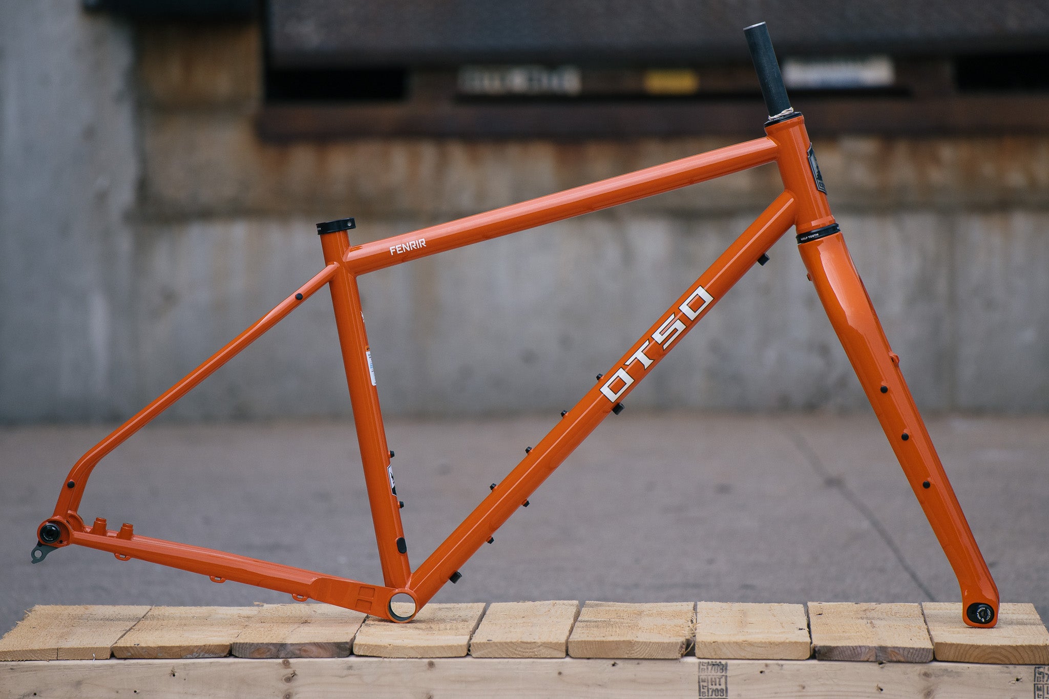 Fenrir Steel - LG - Pumpkin - Frameset - Prototype