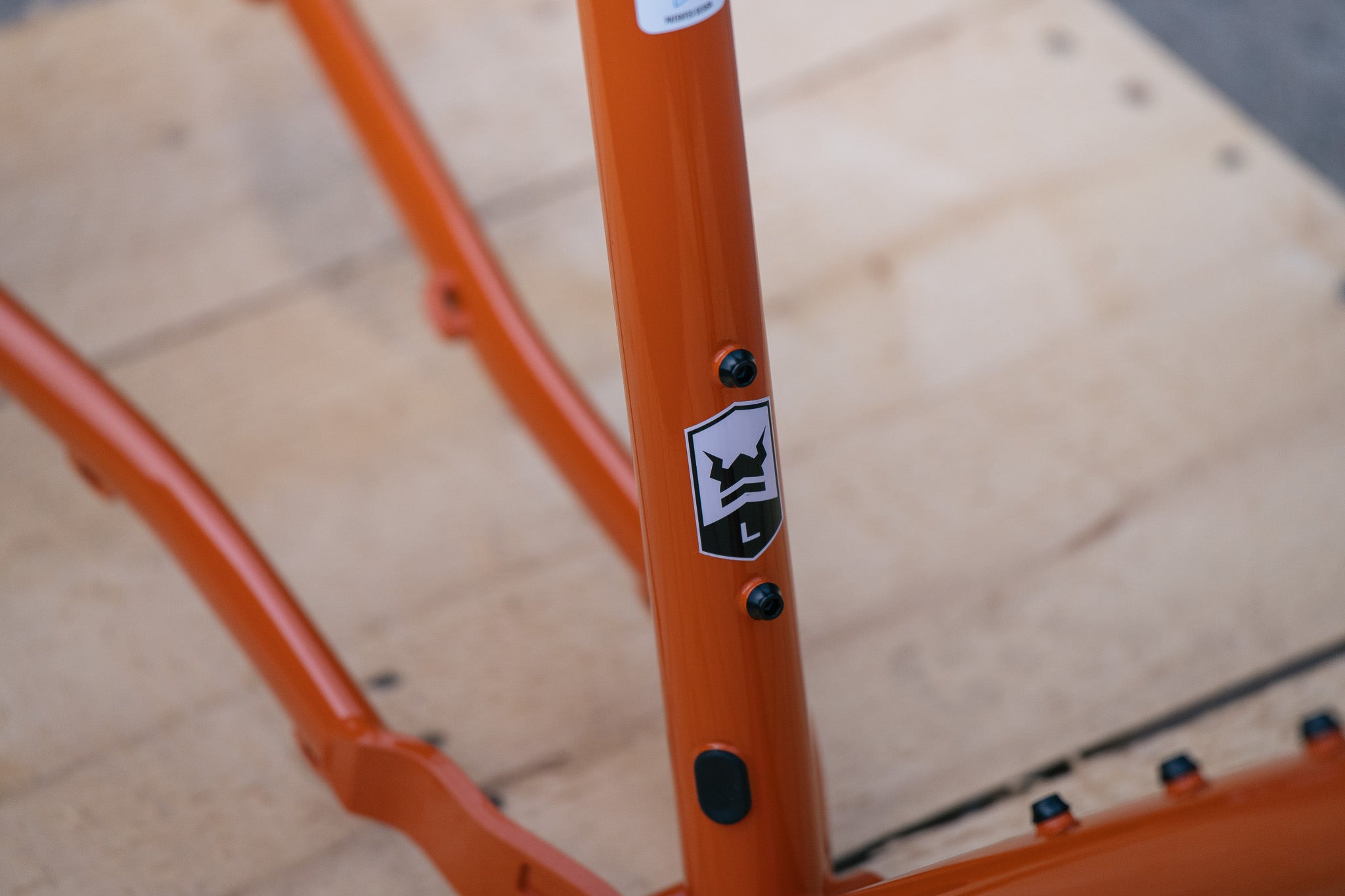 Fenrir Steel - LG - Pumpkin - Frameset - Prototype