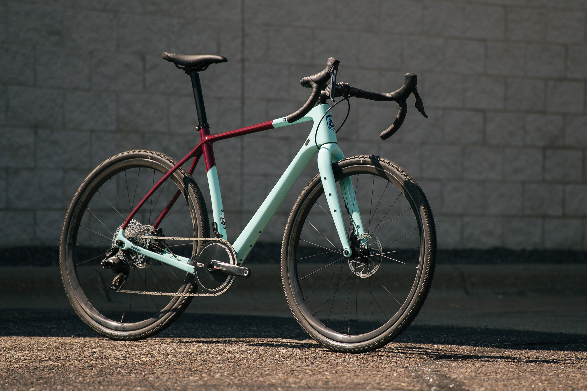 Waheela C - Seafoam/Maroon - Large - 1x12 SRAM Force - Photo Bike