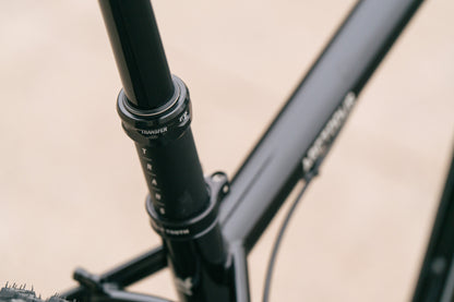 Arctodus - Black/Silver - Medium - Paint Blem/Demo w/ 1x12 SLX, carbon cranks, Fox dropper, studded tires
