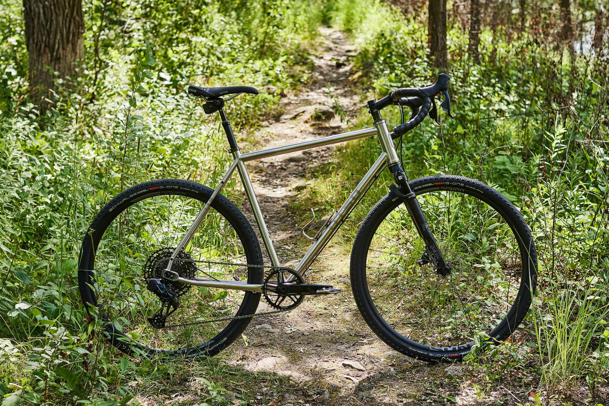 Stainless steel shops gravel bike